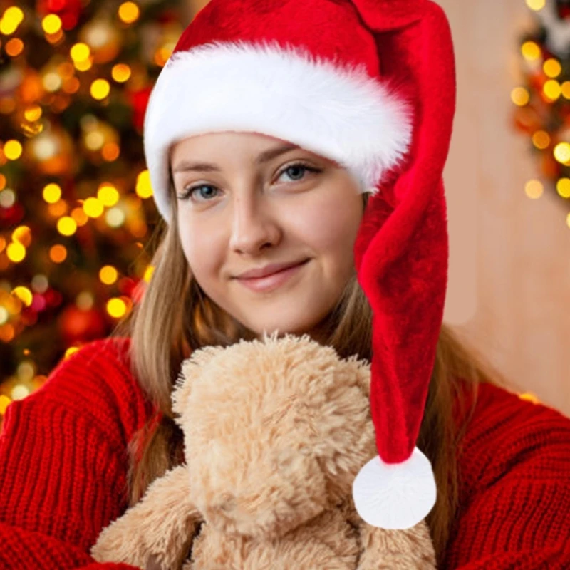 Christmas Celebration Hat Youth Christmas Headgear Interactive Holiday Hat for Christmas Gatherings and New Year Event