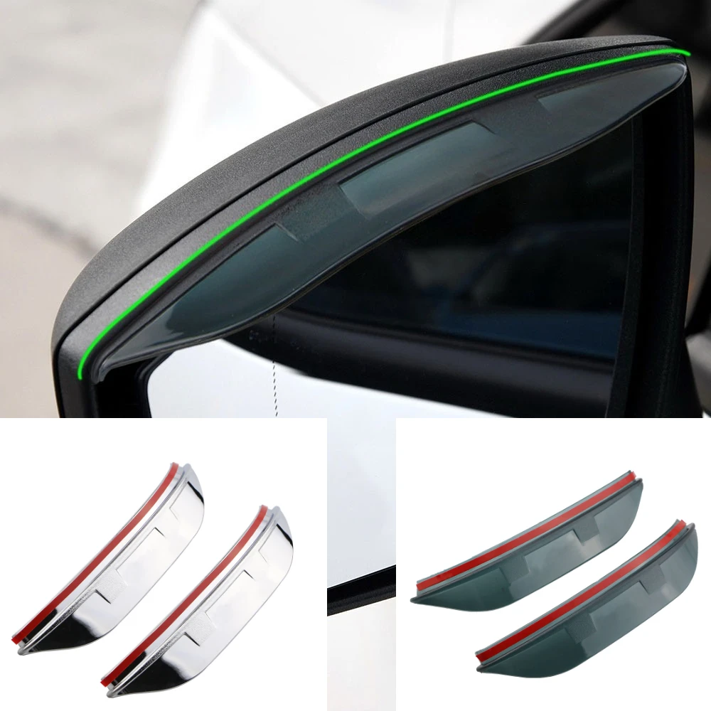 Espejo retrovisor lateral para coche, protector contra la lluvia, protector solar para cejas, cubierta de sombra a prueba de lluvia para Hyundai New Tucson 2015 2016, accesorios