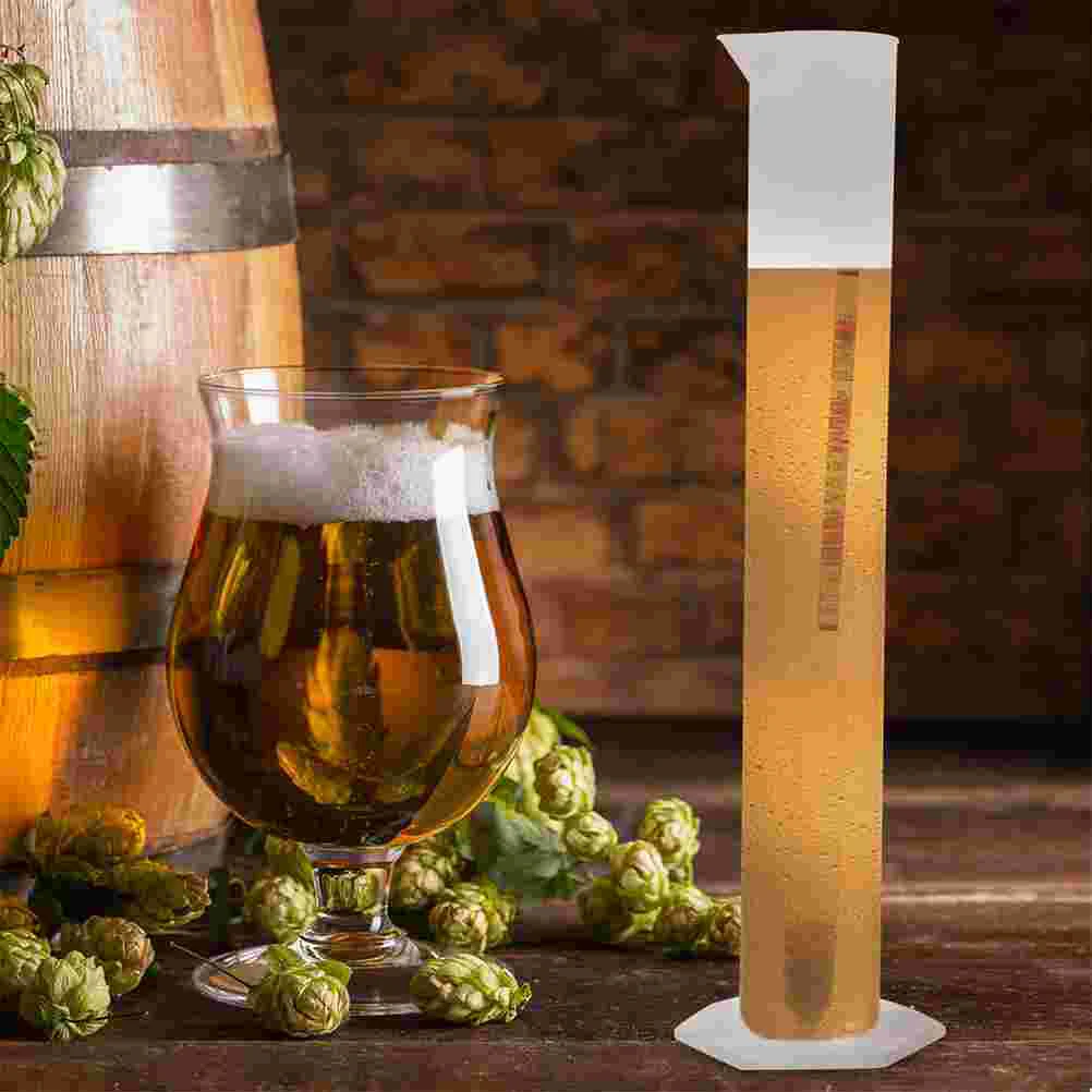 مجموعتان من أدوات قياس الكحول لصنع مقياس كثافة البيرة لجرة التخمير المنزلية ثلاثية المقياس