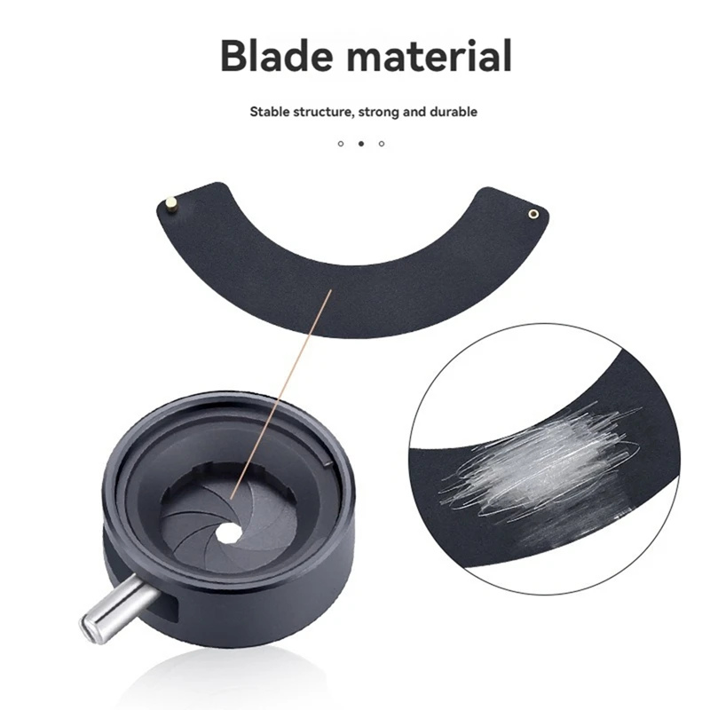 0.5-7.5 มม.รูรับแสงปรับ Mechanical Iris ไดอะแฟรม Iris ไดอะแฟรมสําหรับกล้องดิจิตอลกล้องจุลทรรศน์ Iris SK7.5