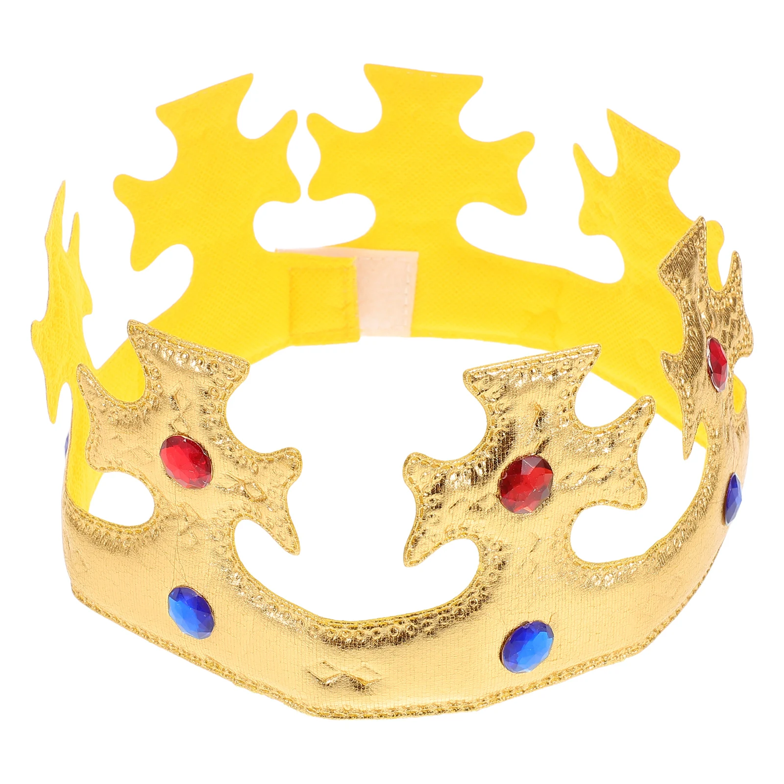 

Crown Headband Tiara Golden Non-woven Elegant Design Comfortable Versatile Masquerade Party Halloween Costume