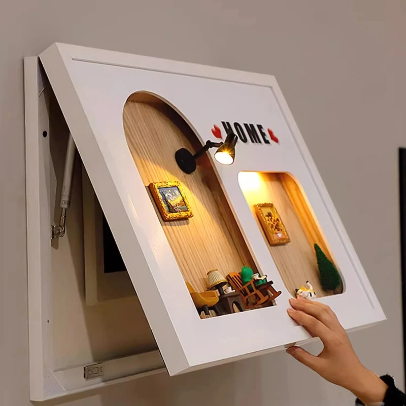 Modern Living Room Magnetic Meter Box Decorative Wall Hanging Distribution Box Shielding Switch Box Home Decorative Painting