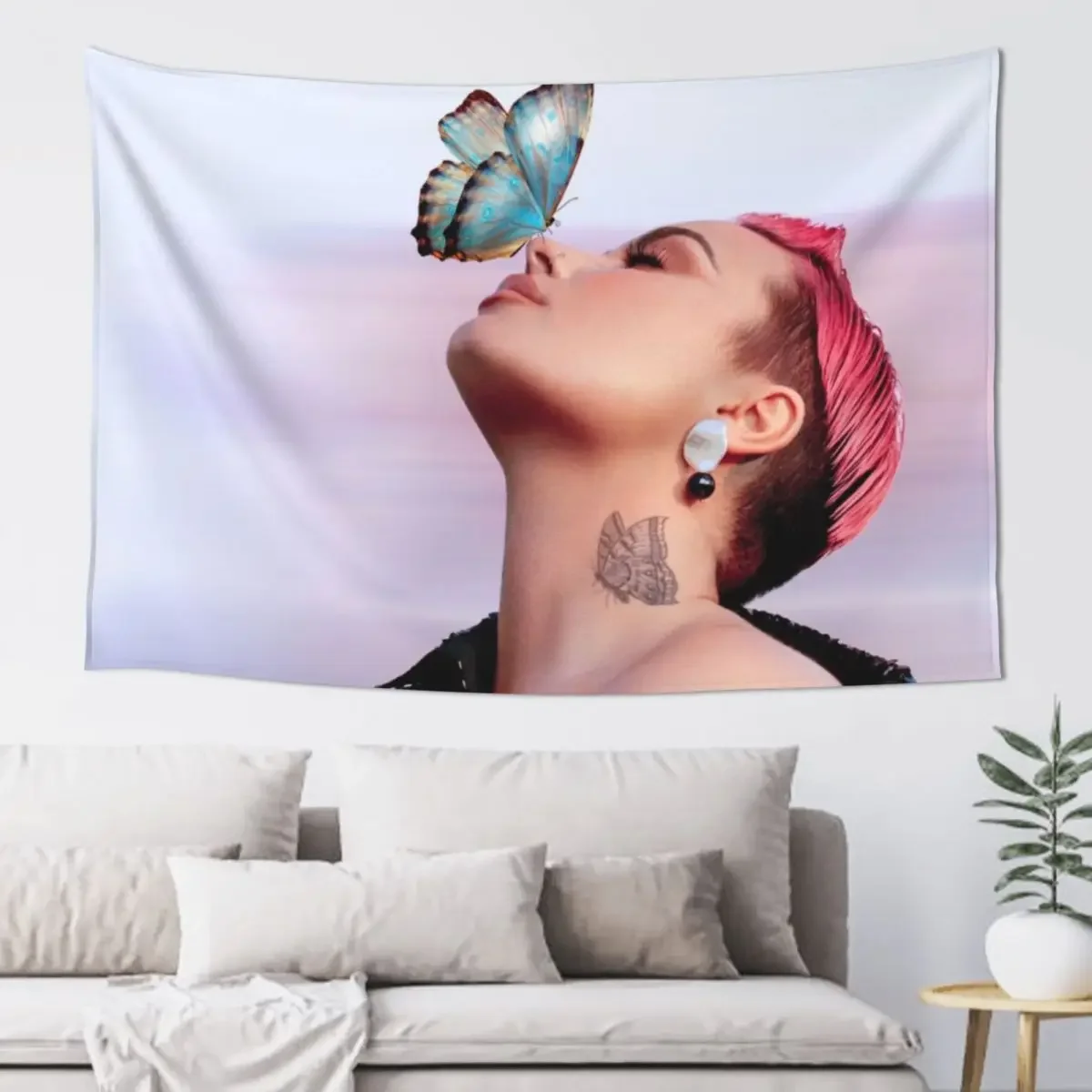 

Demi Lovato - now i'm free to fly away (martinzstore) Tapestry Kawaii Room Decor Funny Wall Decor Tapestry