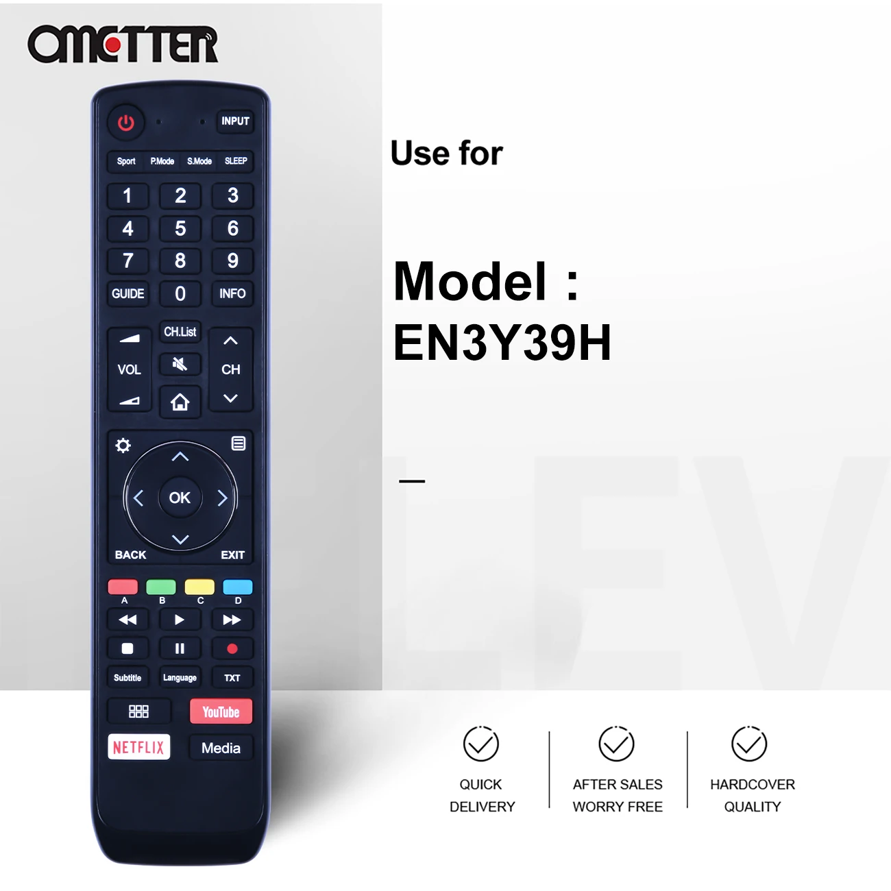 ERF-6A31 original para hisense tv comando à distância erf6a31