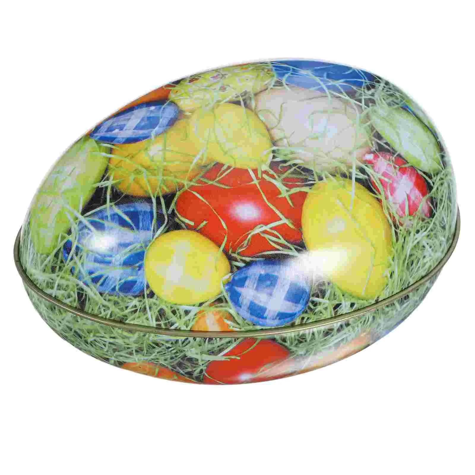 Easter Tinplate Eggs Snack Containers Cartoon Candy Holder Party Favor Boxes Iron Favors Gift