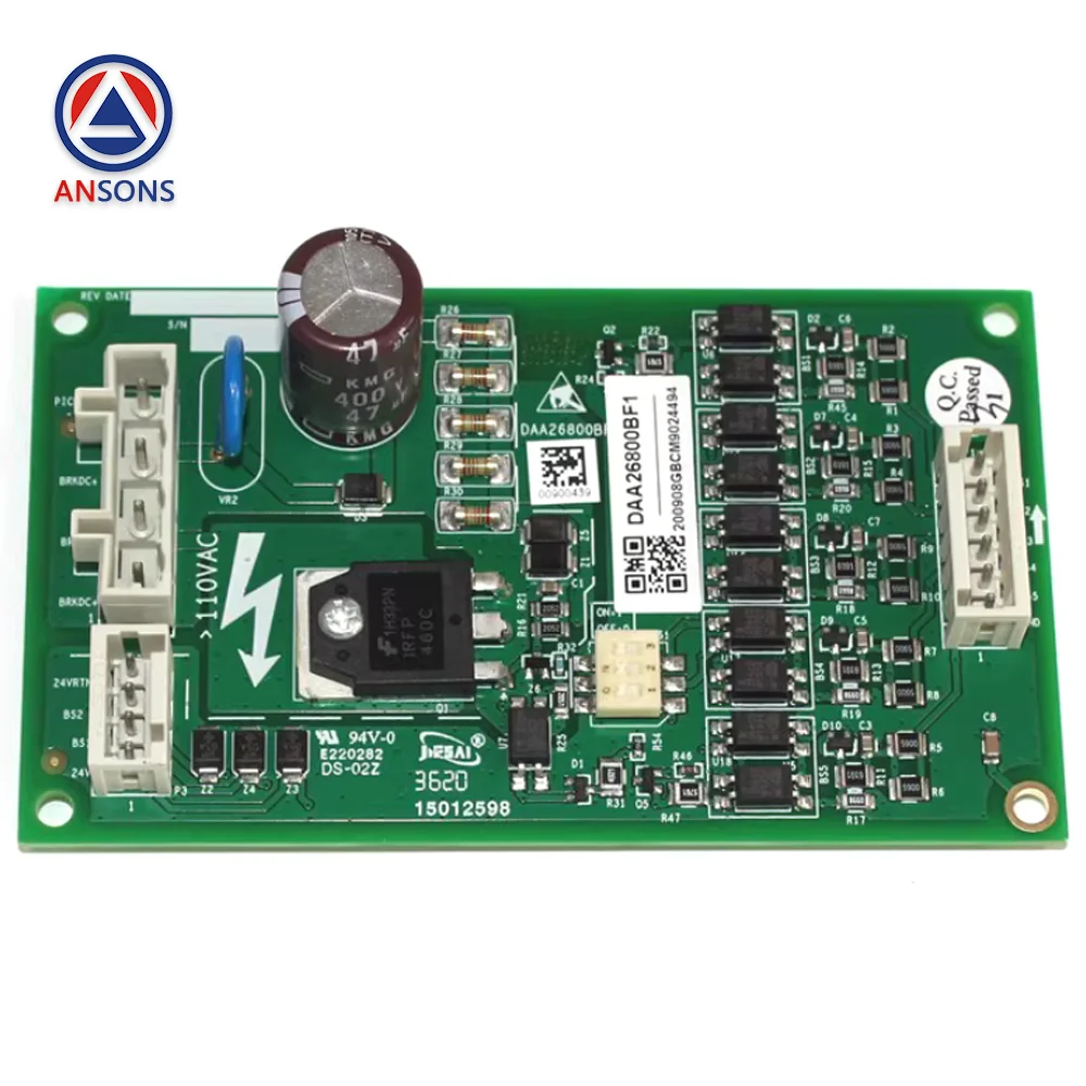 DAA26800BF1 110VAC OTIS مصعد الفرامل الطاقة لوحة دارات مطبوعة لخزانة التحكم Ansons قطع غيار المصاعد #3