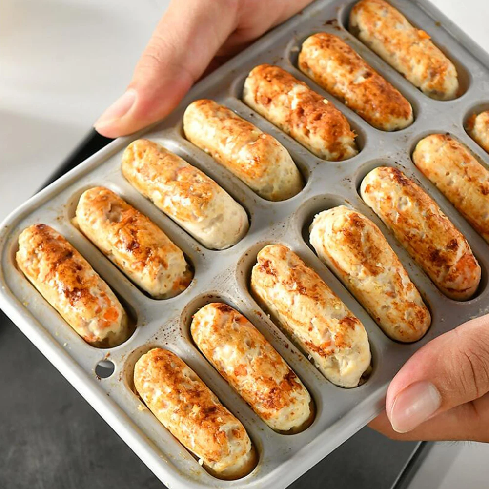 

Silicone Ice Tray Mold Sausage Cube Freezer Molds for Baking Trays Sausages Forms