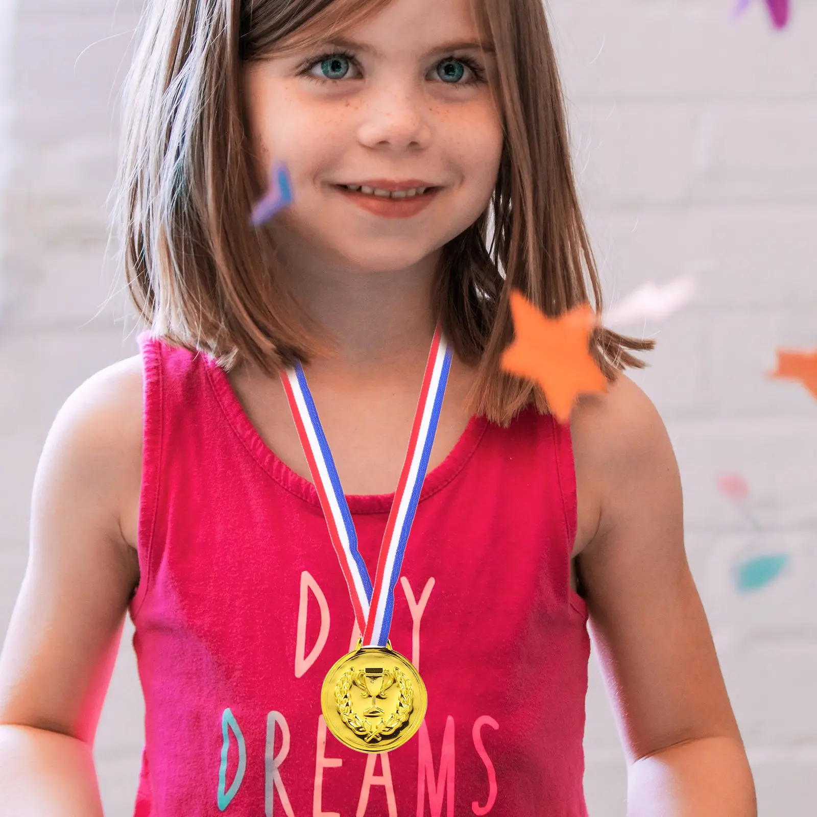 

12 шт. детских медалей, креативные награды для спортивных соревнований, призы и поощрения для детей, спортивные медали