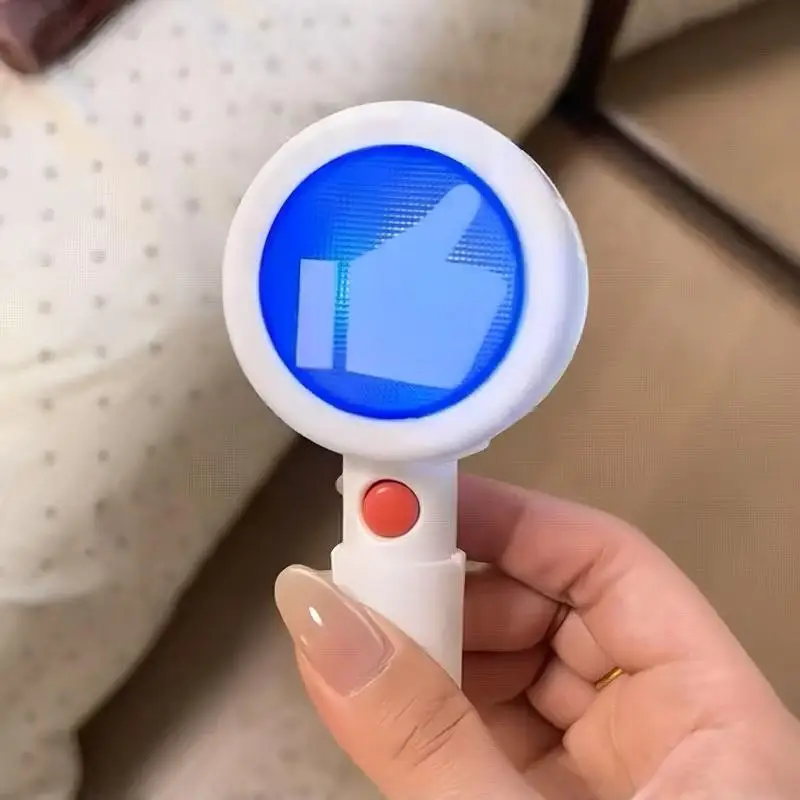 LED Thumbs Up Light Up Toy Portable One Button Control Creative Glow Gift for Costume Parties Pranks