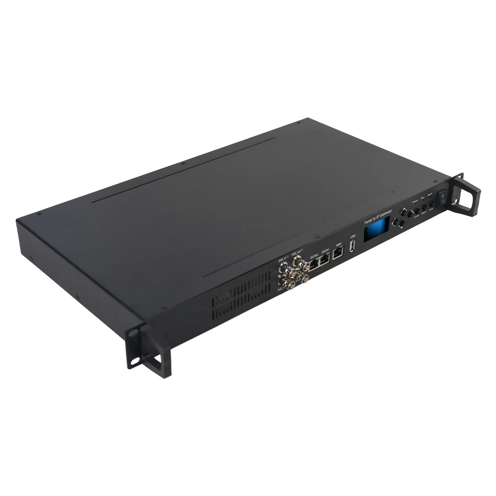 SFT3508B 16 * FTA DVB- S/S2، DVB-C/T/T2 /ISDB-T/ATSC موالف إلى بوابة IP للتلفزيون الرقمي و