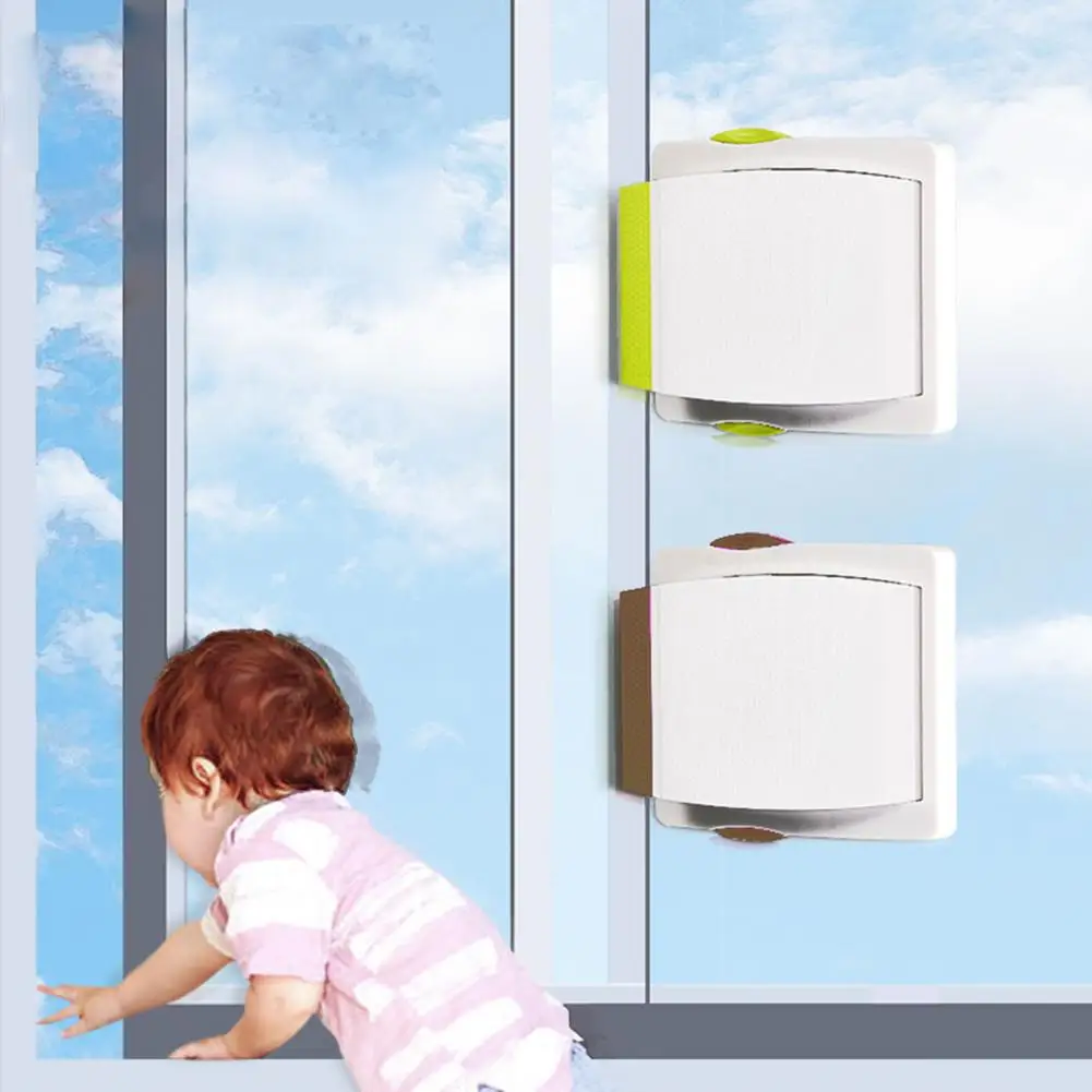 Child Safety Lock Secure Windows Doors Prevent Accidents Window Stoppers Anti-fall Versatile Unique Design Child Lock