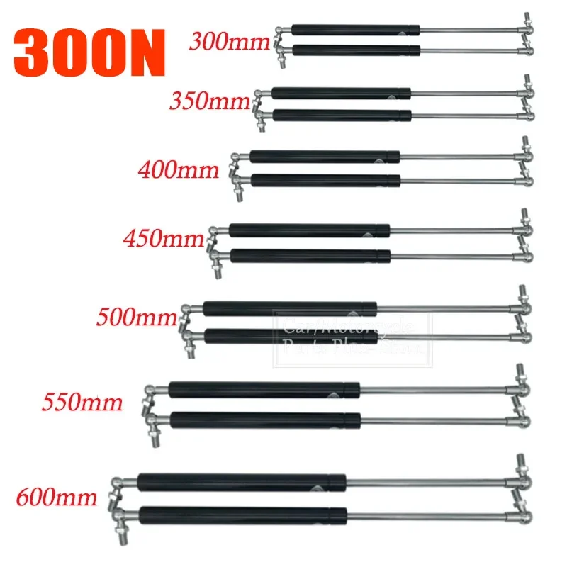 

2x 300N Car Struts Front Bonnet Hood Rear Trunk Tailgate Boot Shock Lift Strut Support Bar Gas Spring Bus RV 300-600mm