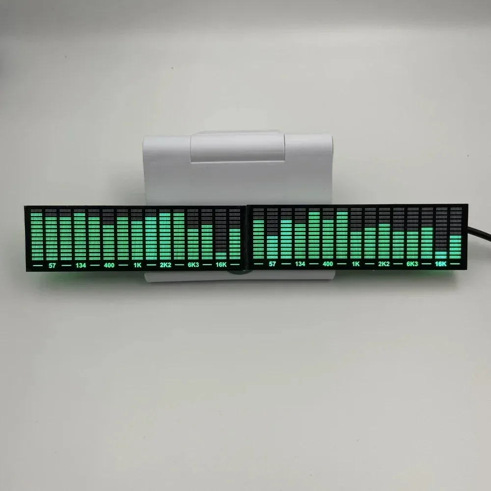 NEW 30-segment White Spectrum Display LED Sound-controlled Music Spectrum Display Pickup Ambient Light Atmospheric Rhythm Light