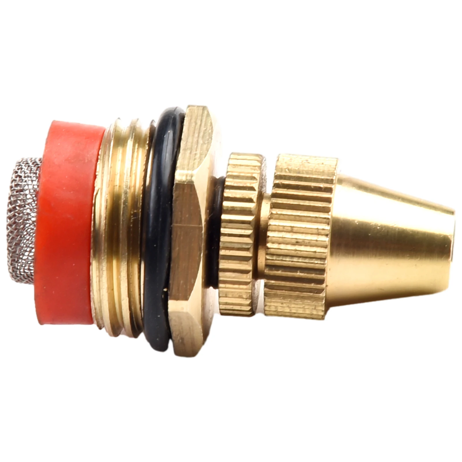 2 Inch Brass Adjustable Sprinkler Nozzle for Lawn and Garden with Atomizing Water Spray and Multi Stage Rotary Switch Control