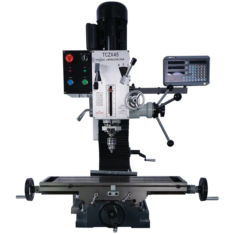 Mini perceuse verticale manuelle pour fraisage des métaux TCZX45