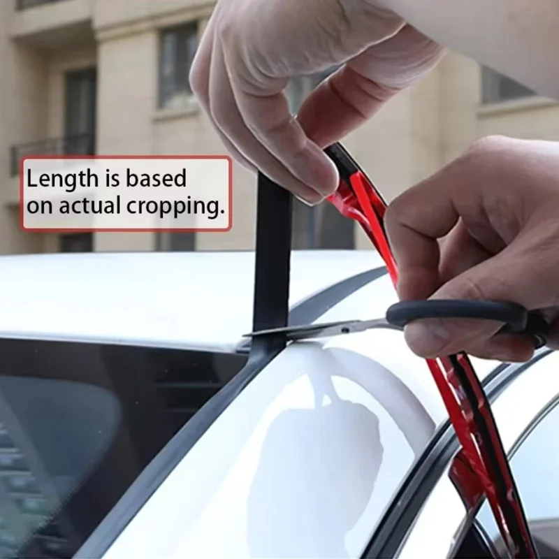 2/8meters Rubber Car Seals Edge Sealing Strips Auto Roof Windshield Car Sealant Protector Anti-collision Strip Window Seals