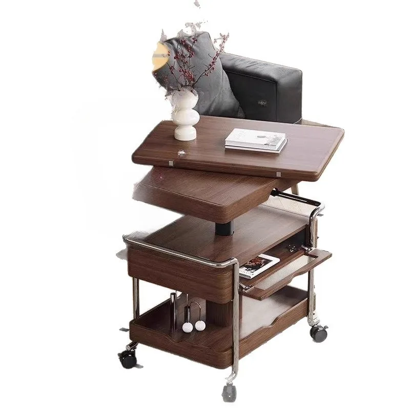 

Movable folding movable small push table Lifting side table Coffee table