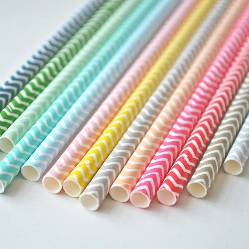25pcs Rose Gold Party Birthday Straws Drinking Paper Straws Bachelor Party Kids Birthday Wedding Party Decoration Supplies