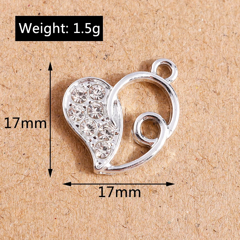 10 stücke zarte Kristall frucht Kirsche Anhänger Charms für Schmuck machen DIY Halsketten Ohrringe Zubehör liefert – Detail 31
