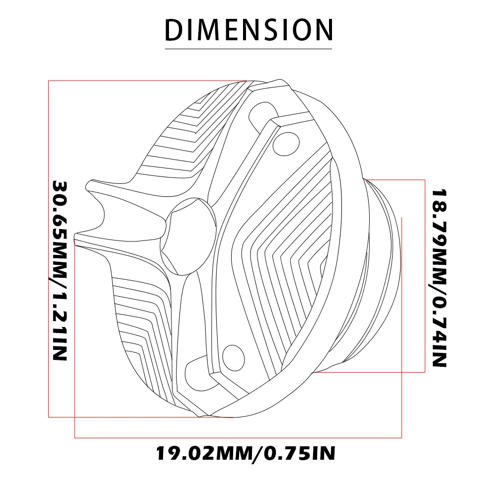 For Honda SH125i SH 125i 2006-2022 2021 2020 2019 2018 2017 2016 Motorcycle Accessories Engine Oil Drain Plug Sump Nut Cup Cover