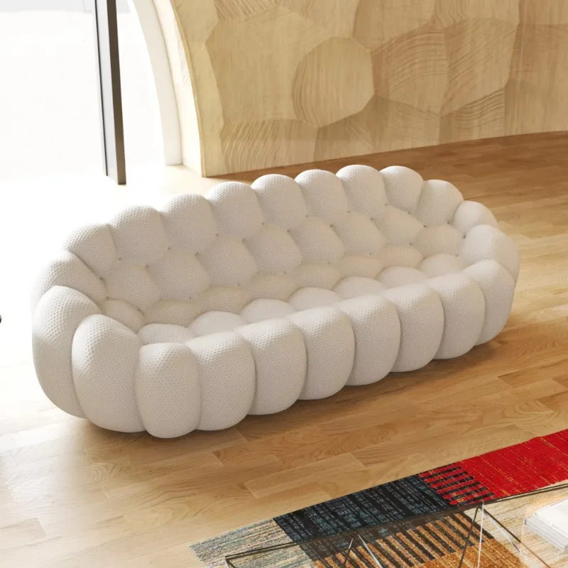 

3D honeycomb mesh fabric vacuum compression bubble sofa