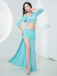 Women Bellydancing Competition Clothes Set Female Oriental Dance Practice Clothing Dress Belly Dance Performance Dresses