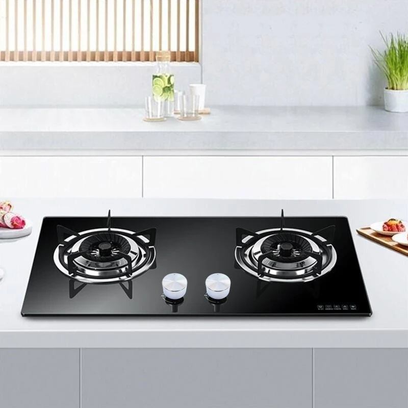 เตาอบสวิตช์หมุนเตาแก๊สปุ่มควบคุม Heavy Duty โลหะ Cooktop ปุ่มควบคุมสำหรับ Control Dial ลูกบิดอะแดปเตอร์ A0NC