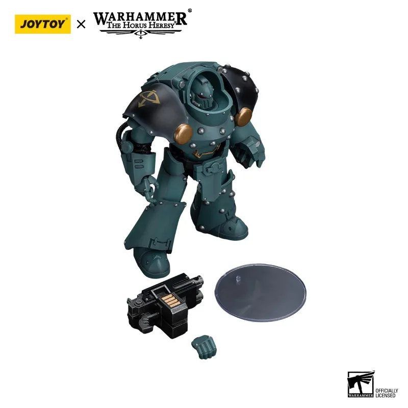 Joytoy Warhammer Action Figure, Filhos de Horus Equipado com Lança-Chamas Pesado e Chainsaw Fist Terminator, 40k, 1:18, Spot Goods