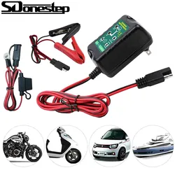 3PCS 6V 12V 1.5Amp Battery Charger Maintainer Trickle for Harley Davidson Motorcycles Car Auto Boat Lawn Mower Tractor