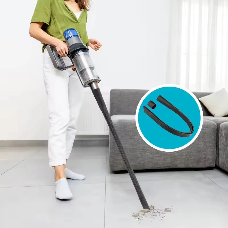 

35mm To 32mm Long Flat Flexible Crevice Tool With Hose Adapter For Vacuum Cleaners Household Cleaning Suction Replacemt