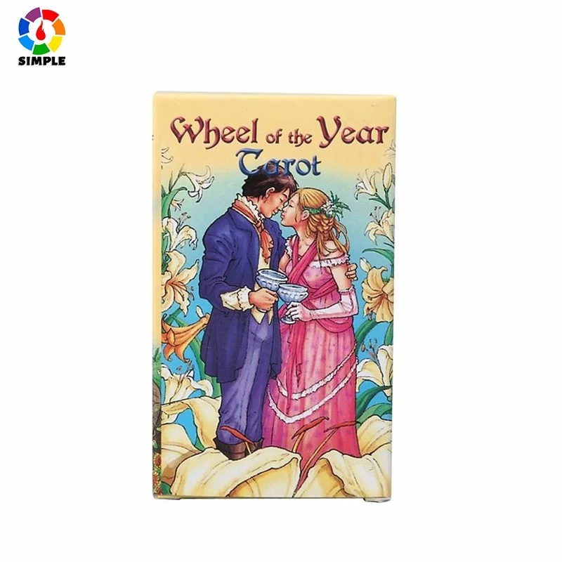 

Wheel Of The Year Tarot Read Fate Tarot Card Game For Personal Use Board Game A 78-card Deck