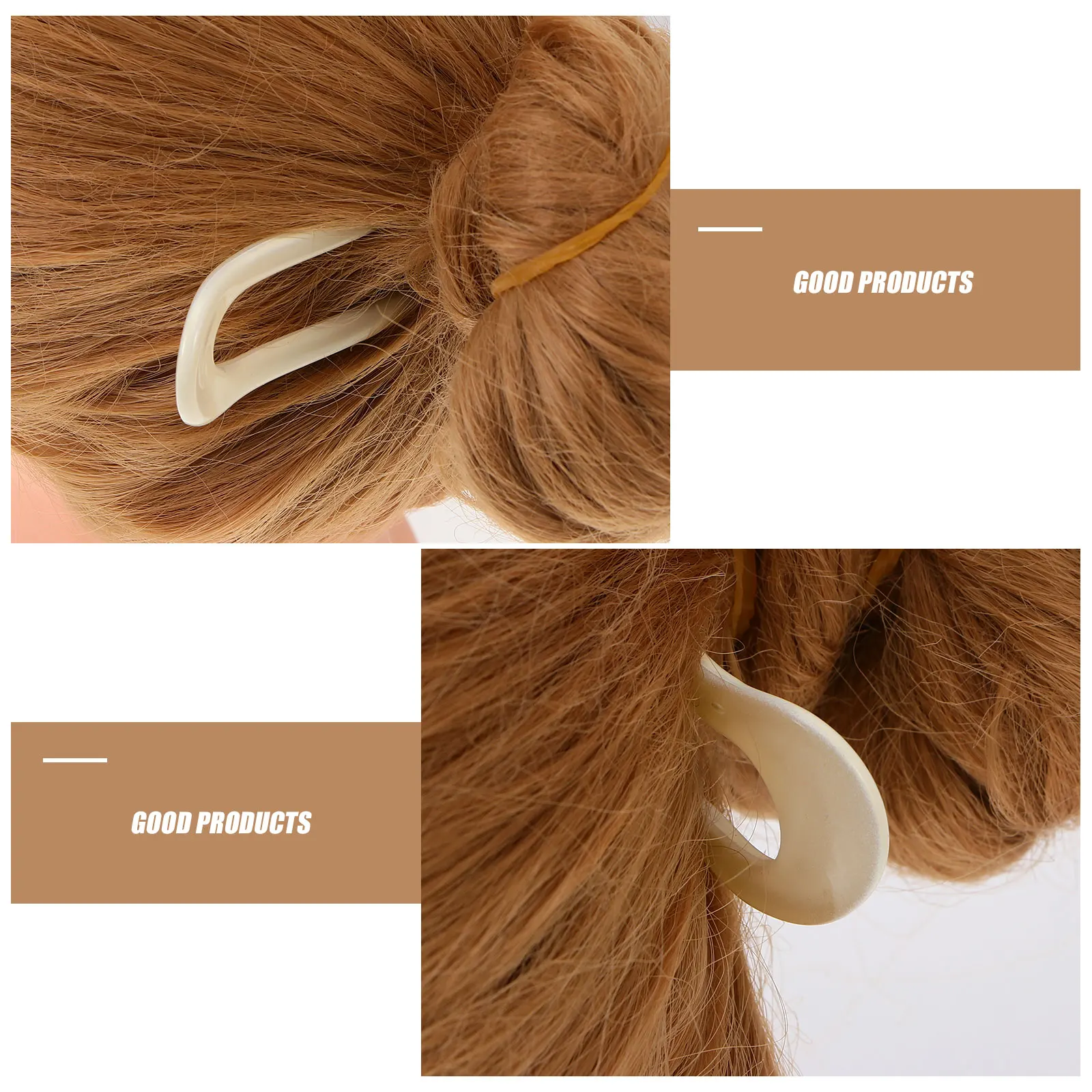 

4Pcs U Shaped Hair Clips Premium Hairpins for Girls Fashionable Hair Sticks Retro Lady Barrettes Versatile Everyday Use