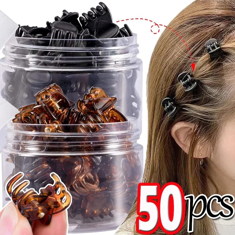 Plastic Black Hairpins Women Bobby Pin Girls Mini Hair Claws Kids Small Clamp Ponytail Holder Headwear Accessories Wholesale