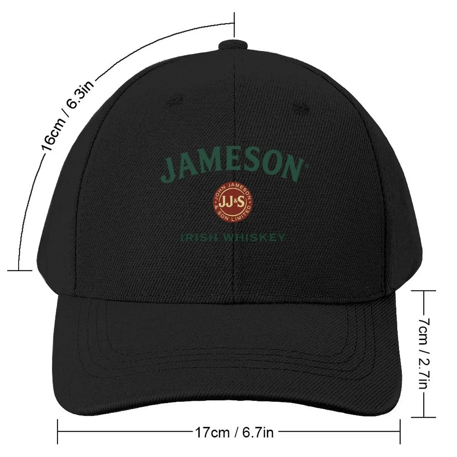 JJ&S IRISH WHISKEY Baseball Cap Christmas Hat Streetwear Ball Cap Sunhat Men Caps Women's