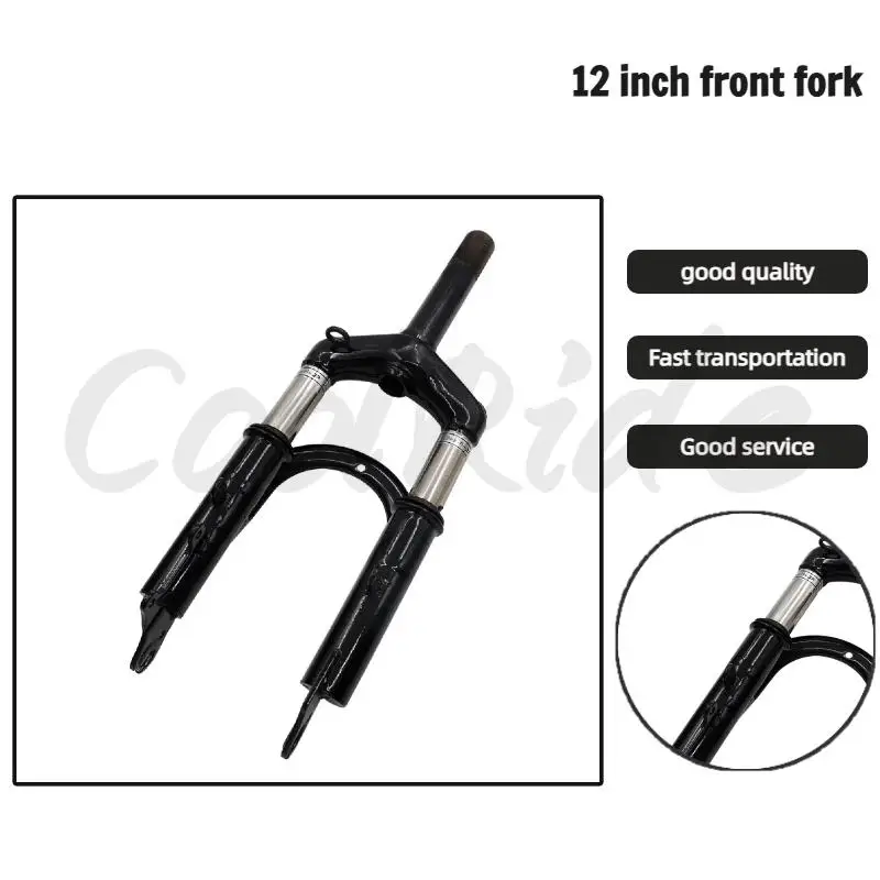 

Front fork hydraulic shock absorber suspension fork for electric scooters, motorcycles, and electric bicycles