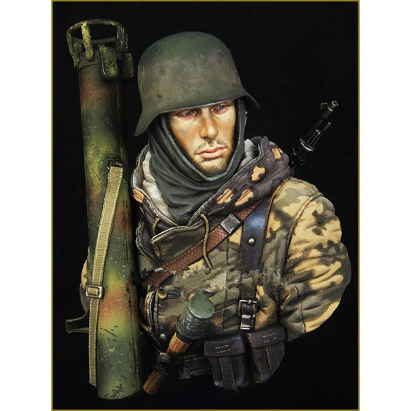 1:10 Die-cast Resin Model  Soldier Model Need Coating Resin Bust Free Shipping