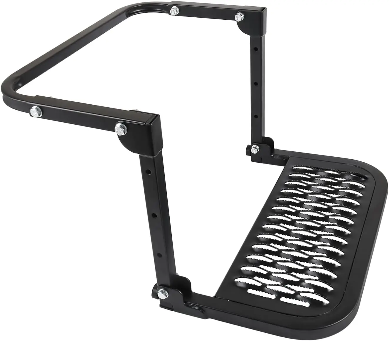 

Heavy Duty Adjustable Tire Step for Trucks, SUVs, RVs - Fits 10.2" to 14.4", Supports 300 Lbs, Non-Slip Black Design