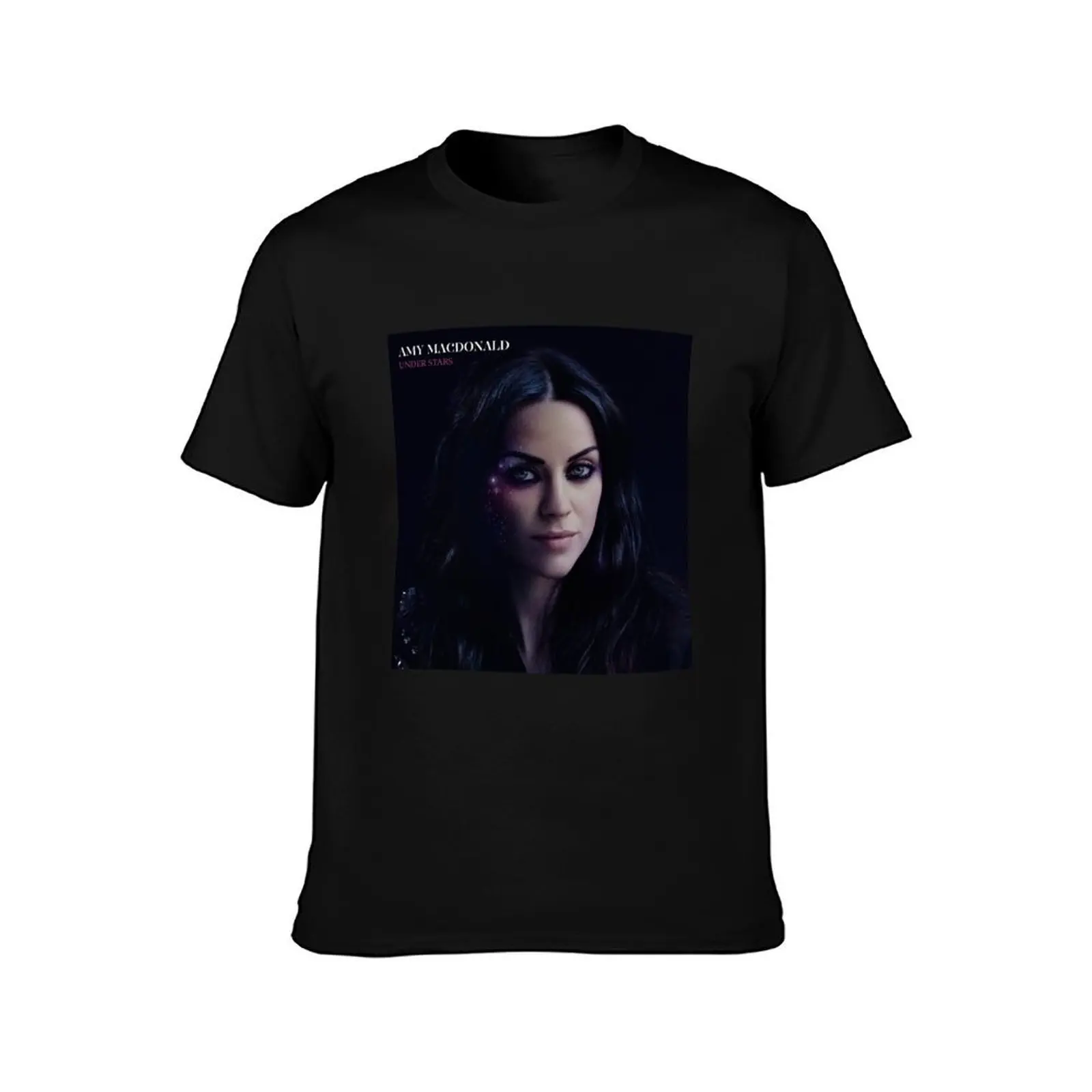 Under Stars T-Shirt Trendy Print Short Sleeve T-Shirt