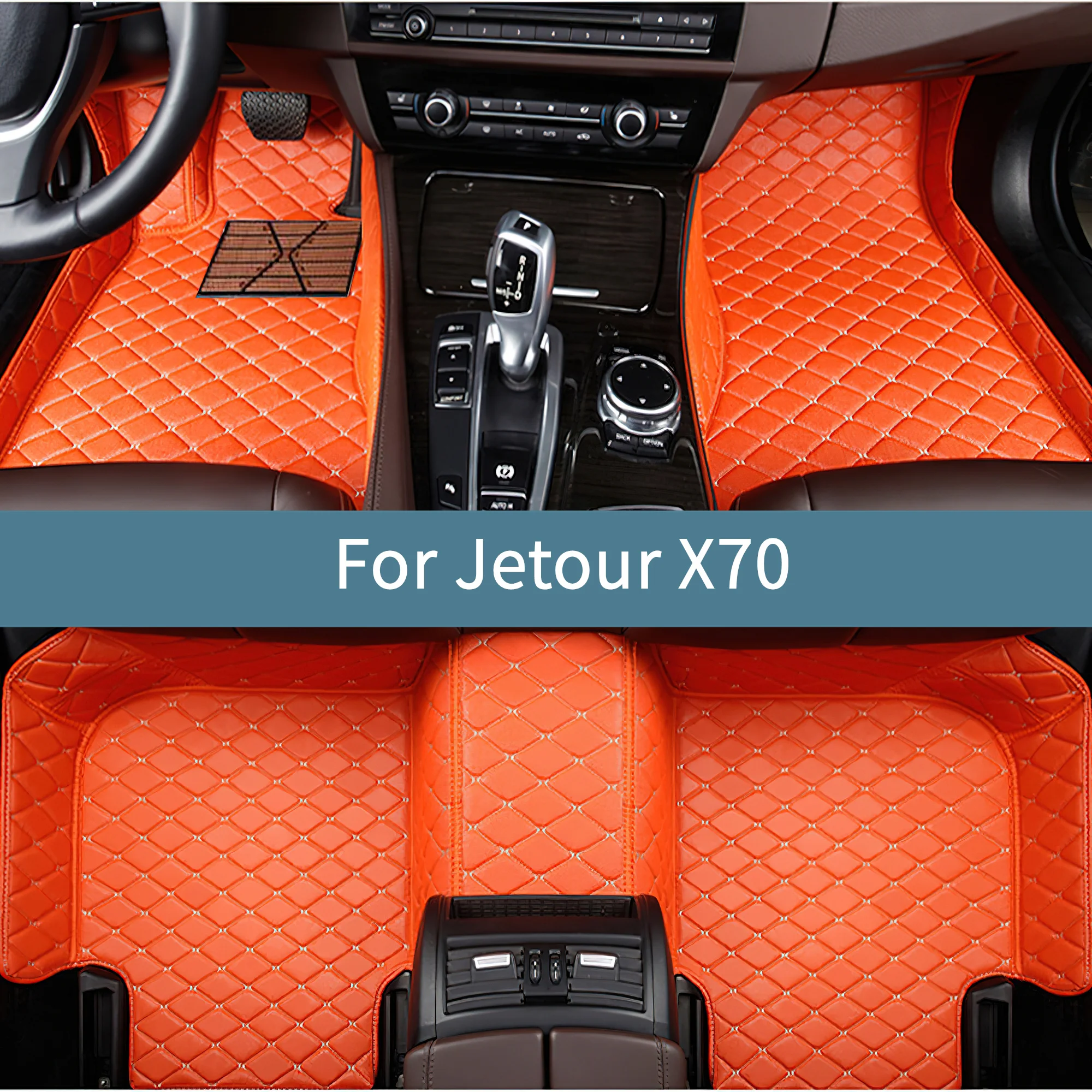 

Автомобильные коврики для Jetour X70 2020 2021 2022 2023 2024 2025 2026 Коврики для автомобилей Водонепроницаемый полный комплект
