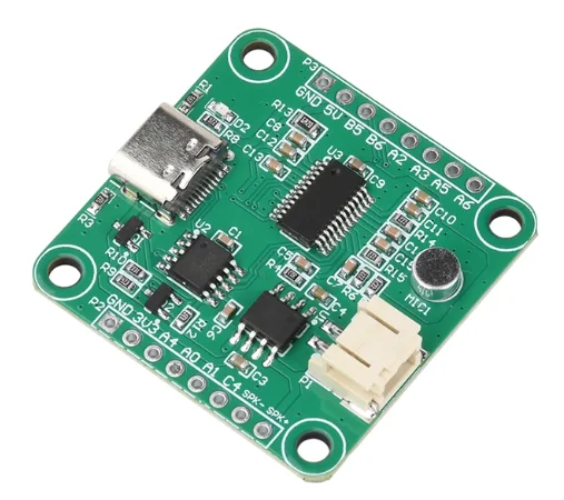 Il modulo della scheda di sviluppo del riconoscimento vocale offline DC5V SNR9912VR supporta lo sviluppo secondario AI.