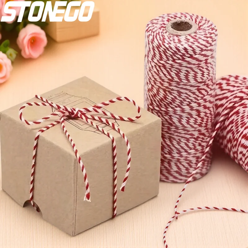 DIY Cotton Rope Handmade Woven Cord for Crafts Gifts Home Decor Accessories 39-inch Length