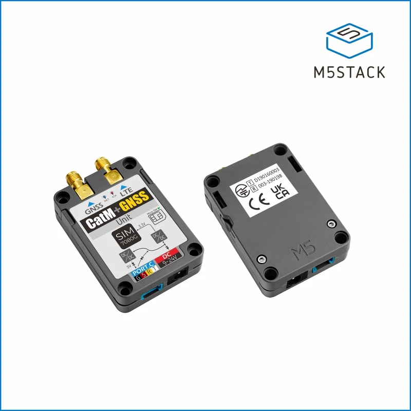 

Официальный блок M5Stack SIM7080G CAT-M/NB-IoT+GNSS с антенной Telec