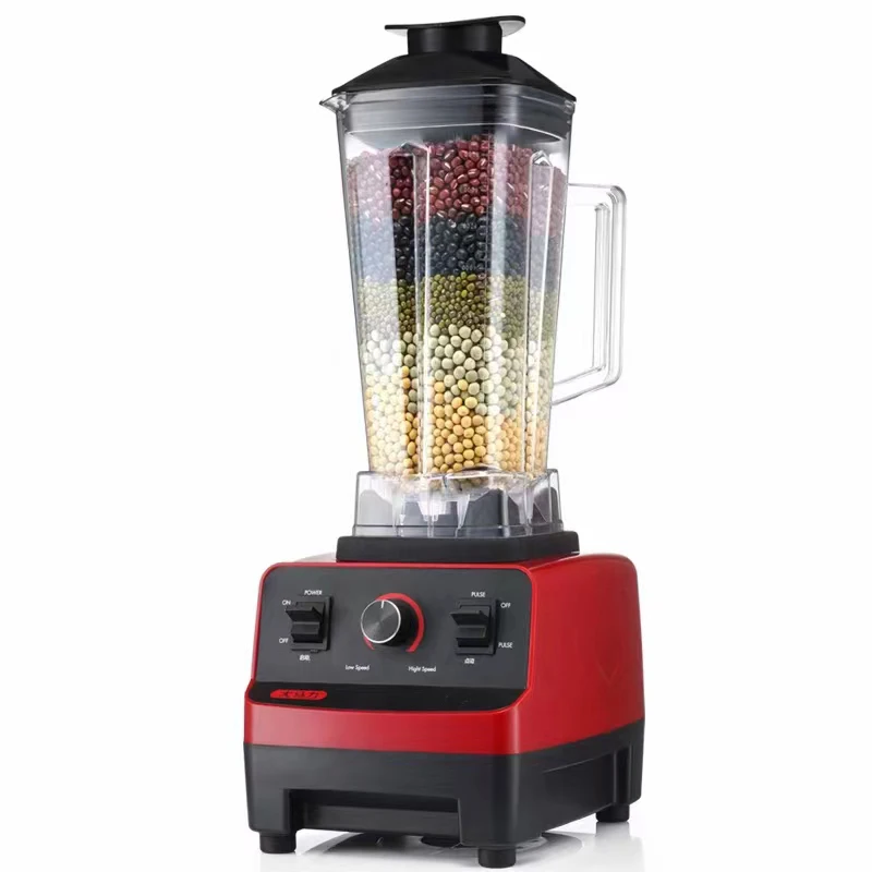 New Design 2200W Multifunctional Commercial Professional High Speed Smoothie Blender With Sound Cover