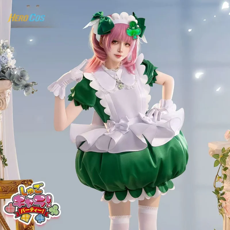 

Shugo Chara Hinamori Amu Cosplay Costume Clover Lovely Uniform Halloween Party Role Play Outfit Women HERO Cos