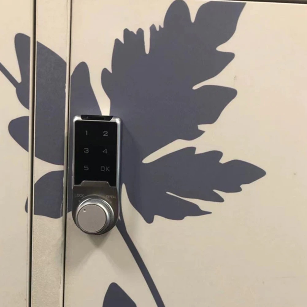 Electronic Combination Tongue Lock for Storage Cabinets with Auto-Disable Feature After Multiple Invalid Entries