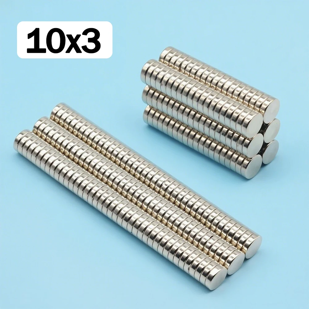 

10X3MM Powerful Neodymium Magnet Round Super Strong Magnets N35 NdfeB Permanent Magnetic imanes Refrigerator Magnet