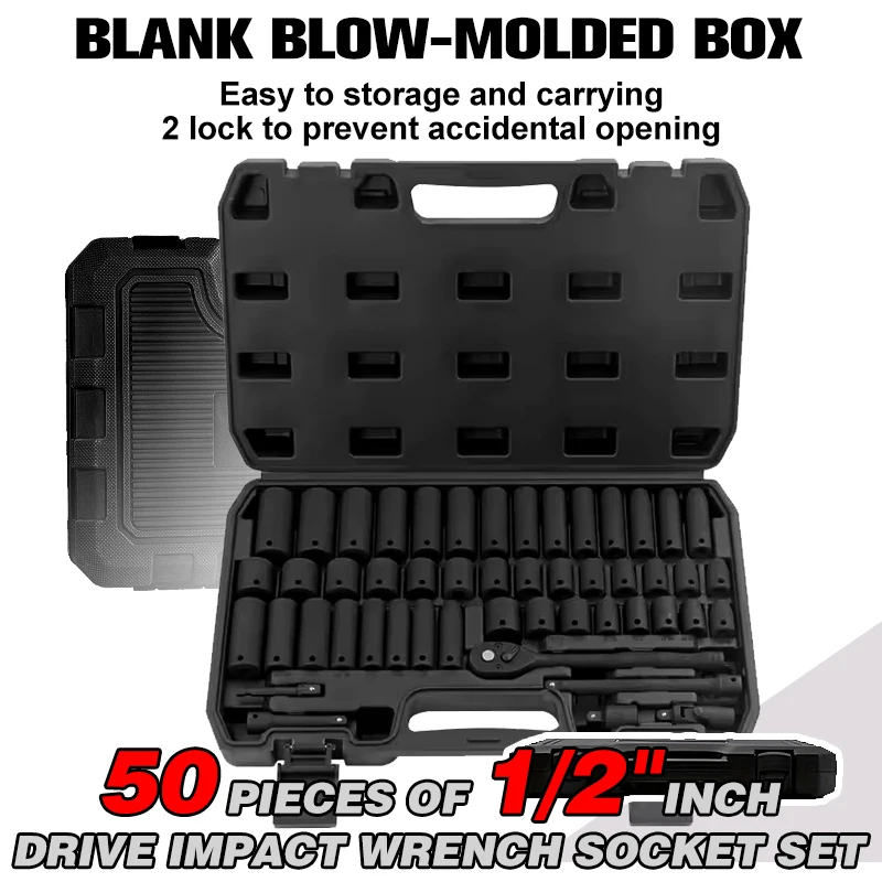 50Pcs Impact Socket… - image