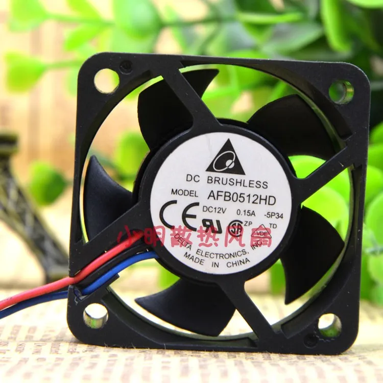 AFB0512HD 5020 12V 0.15A 5 BOLA OITO CENTÍMETROS VENTILADOR GABINETE DO COMPUTADOR