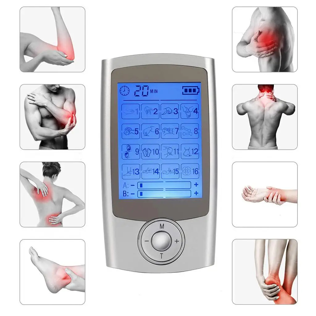 TENS Unit Muscle Stimulator Device Electric Muscle Toner Training Equipment