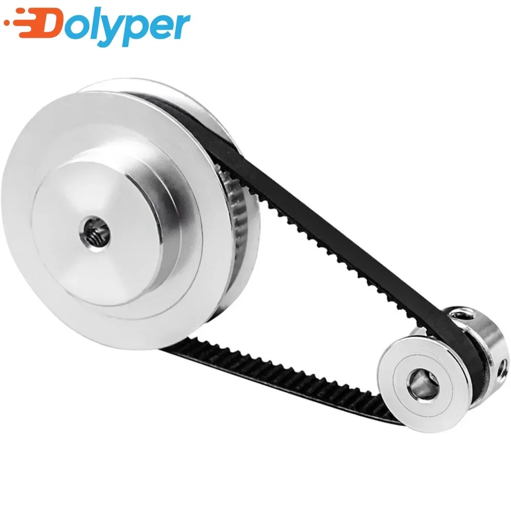 60T 20Teeth 2GT Pulley Belt Kit Belt Width 6mm Reduction 3:1 Bore 3~14mm 3D Printer Synchronous Wheels 2M GT2 Timing Pulley Set